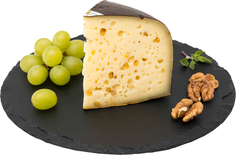 Сыр твёрдый фермерский Джон Кописки выдержанный с пажитником 50% — фото 2