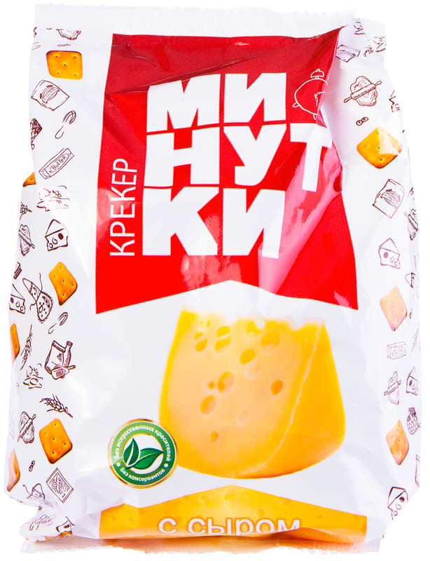 Крекер Confashion Минутки с сыром, 180г