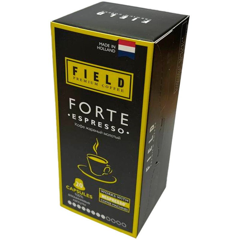 Кофе Field Nespresso Forte Espresso в капсулах, 20x5.2г — фото 2