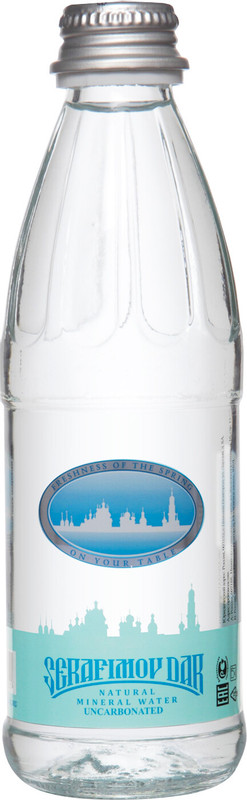 Вода Серафимов дар минеральная природная питьевая столовая негазированная, 250мл