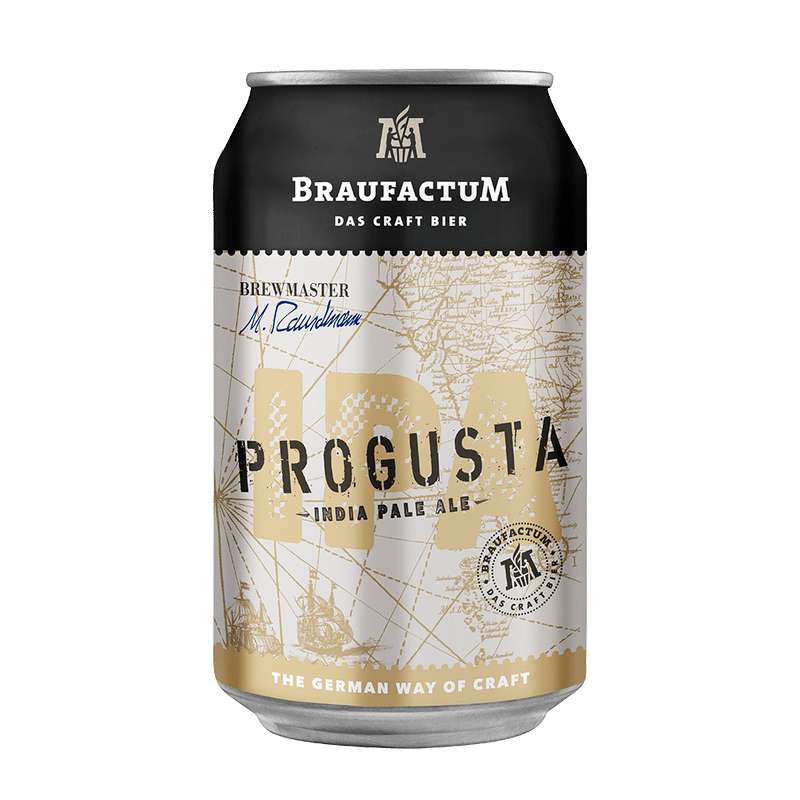 Пиво Braufactum Прогуста светлое фильтрованное 6.8%, 330мл — фото 1