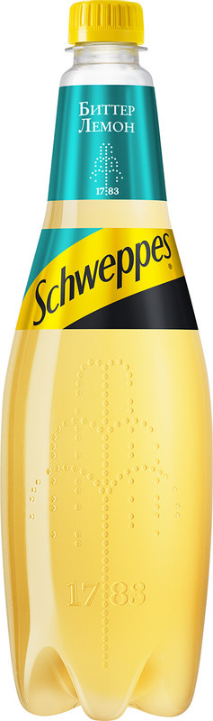 Напиток газированный Schweppes Биттер Лемон, 900мл — фото 1
