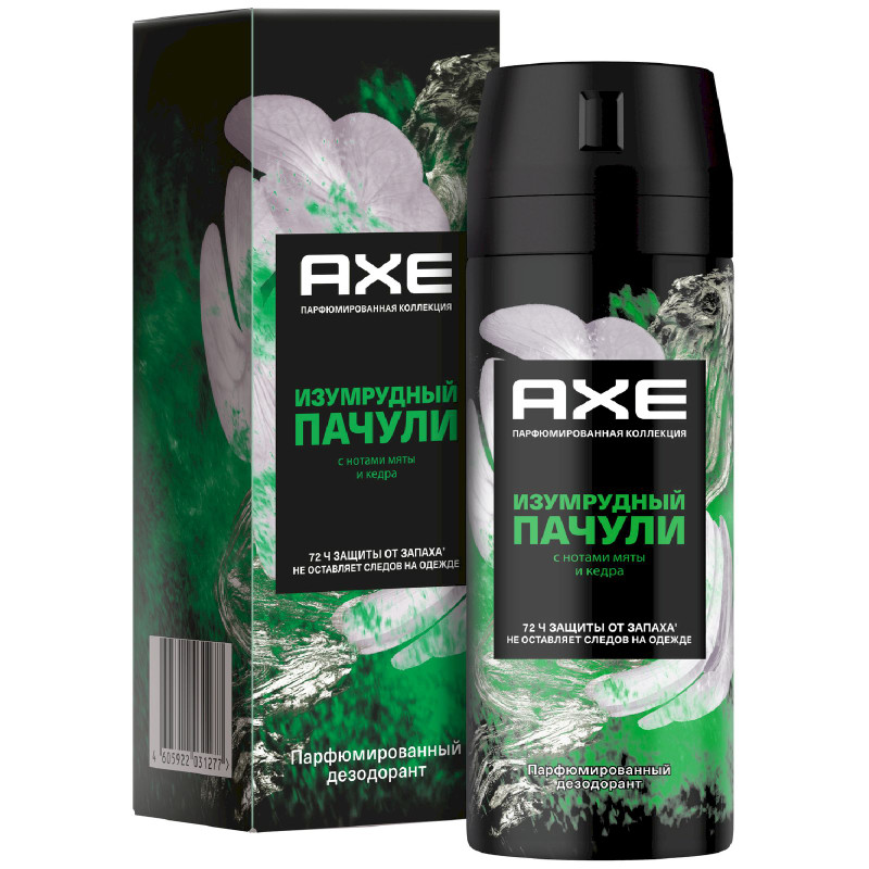 Дезодорант Axe Изумрудный Пачули, 150мл