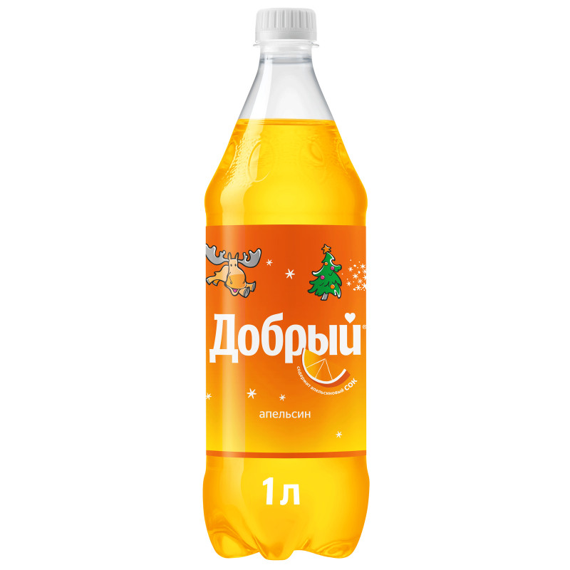 Напиток сильногазированный Добрый Апельсин, 1л — фото 1