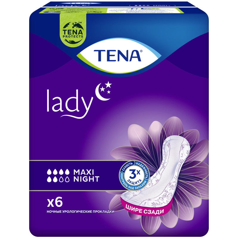 Прокладки урологические Tena Lady Maxi Night, 6шт — фото 1