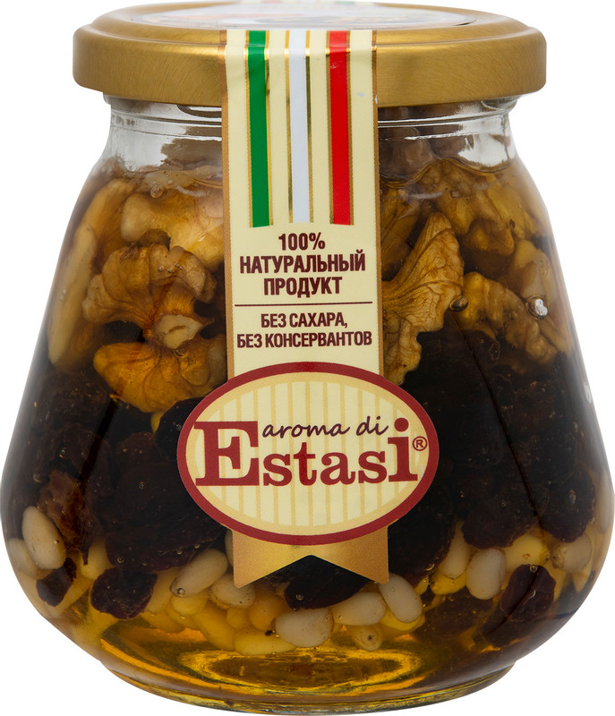 Мёд Aroma di Estasi Микс №9 натуральный с добавками, 320г — фото 2
