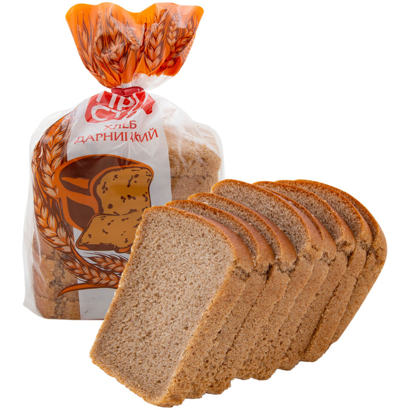 Хлеб Дарницкий формовой часть изделия нарезка Пр!ст, 325г — фото 2