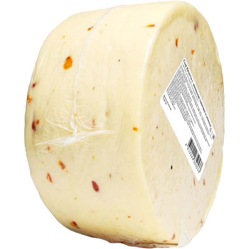 Сыр Качотта с вялеными  томатами и зеленью полутвёрдый 50% — фото 2