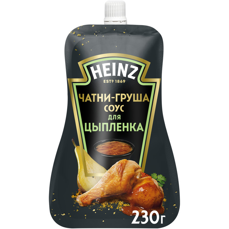 Соус Heinz чатни-груша для цыплёнка деликатесный, 230мл