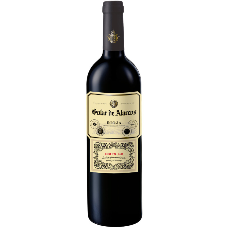 Вино Solar de Alarcos Reserva Rioja DOC красное сухое 13.5%, 750мл