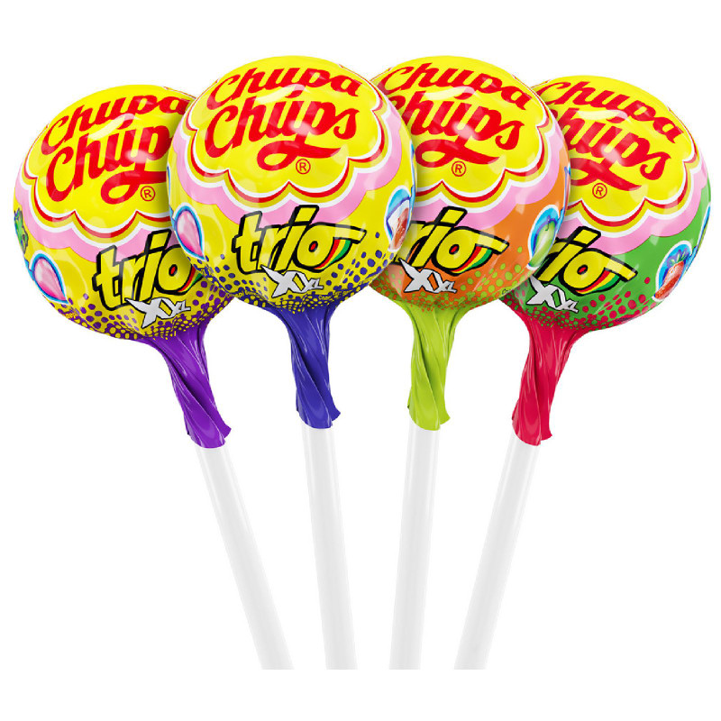 Карамель Chupa Chups XXL Trio с жевательной резинкой, 29г — фото 4