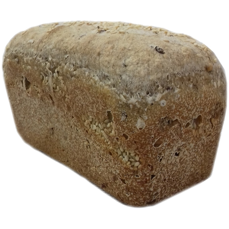 Хлеб Миродолье бездрожжевой с семечками подсолнечник-лён-кунжут, 300г — фото 1