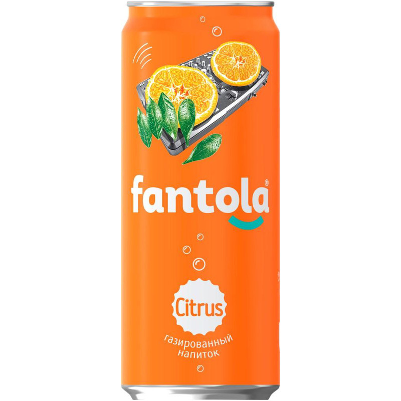 Напиток безалкогольный Fantola Citrus газированный, 330мл