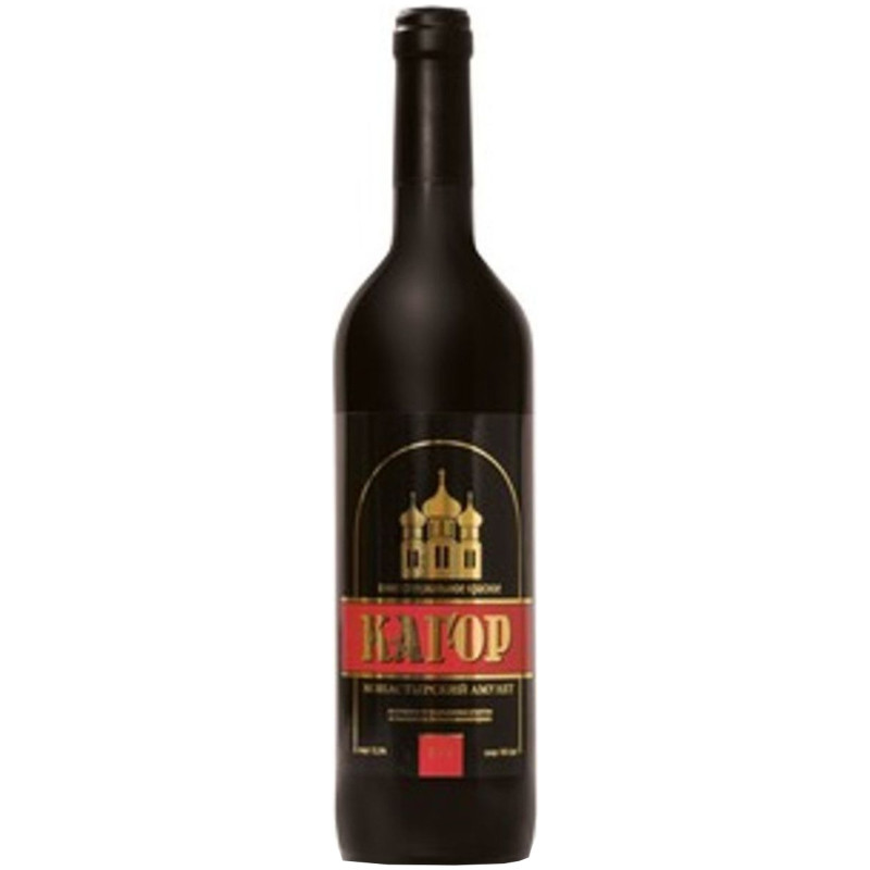 Напиток винный Монастырский Амулет Кагор красный сладкий 15.5%, 700мл