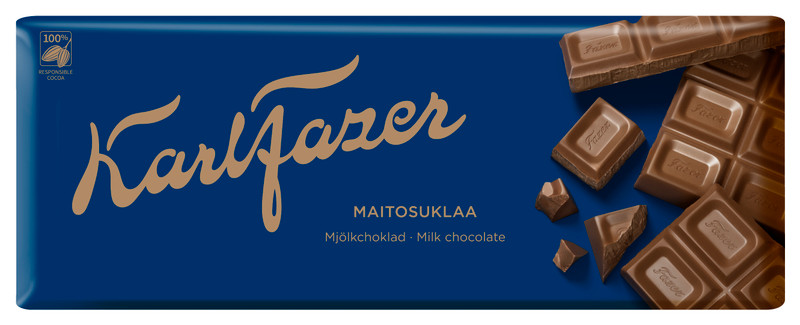 Шоколад молочный Fazer Karl Fazer, 200г