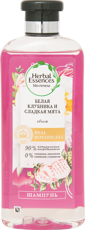 Шампунь Herbal Essences белая клубника и сладкая мята, 400мл