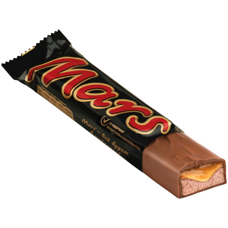 Батончик шоколадный Mars, 50г — фото 1