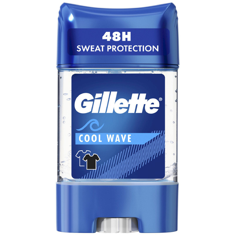 Дезодорант-антиперспирант Gillette Cool Wave гелевый, 70мл