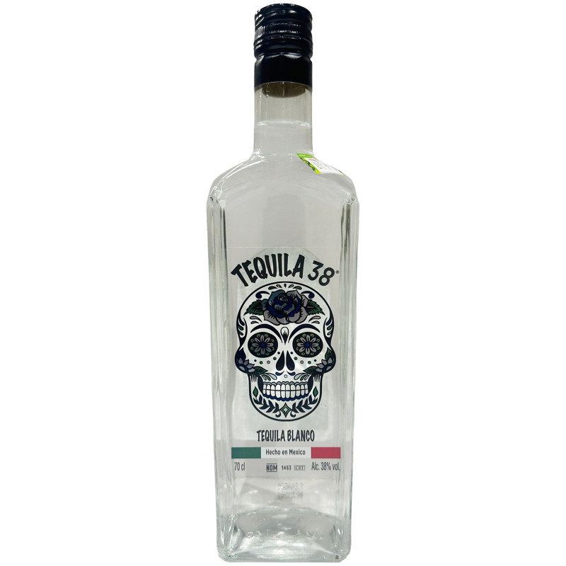 Текила Tequila 38 Blanco 38%, 700мл