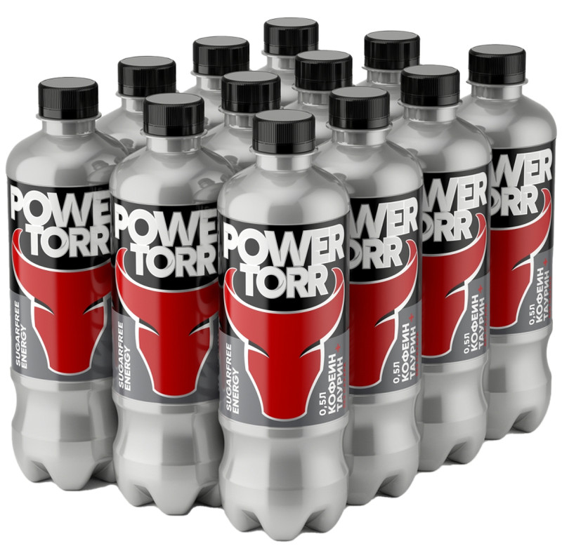 Напиток энергетический Power Torr Neon безалкогольный газированный, 500мл — фото 3