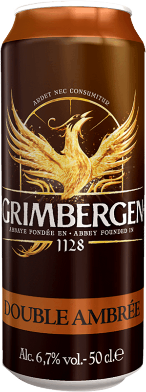 Напиток пивной Grimbergen Дабл Амбре на основе пива 6.5%, 500мл