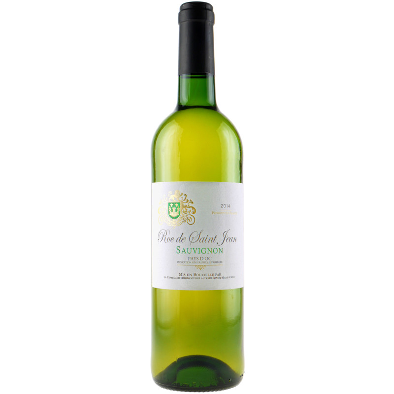 Вино Roc De Saint Jean Sauvignon Pays d'Oc белое сухое 11.5%, 750мл