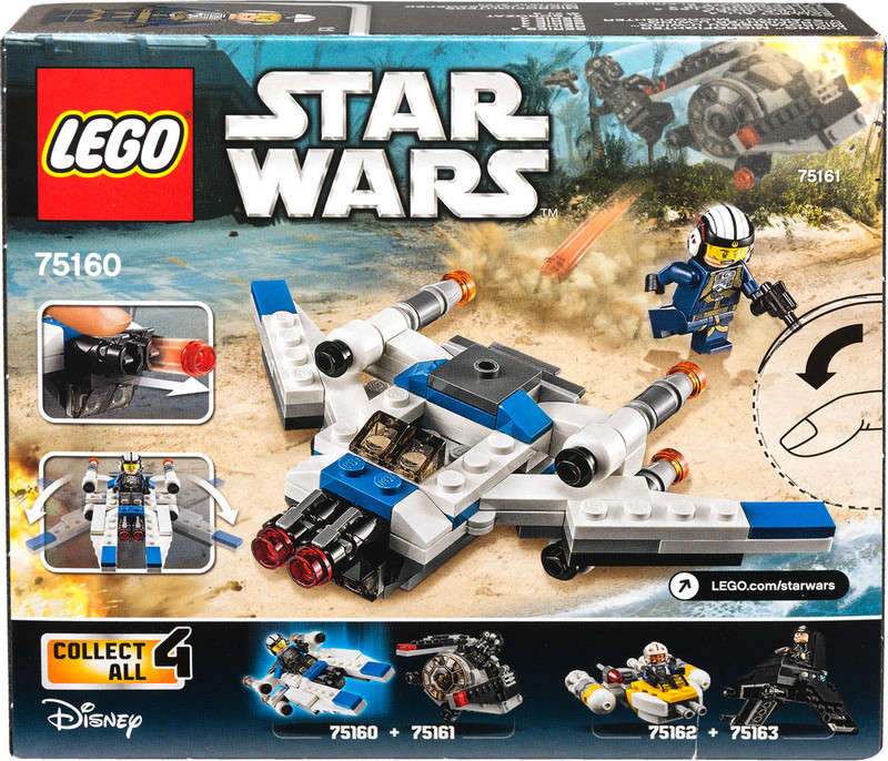 Конструктор Lego Star Wars микроистребитель типа U 75160 — фото 3