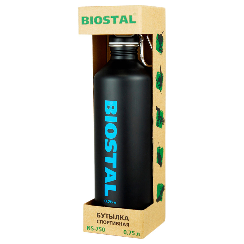Бутылка спортивная BiostaI NS-600, 600мл — фото 1