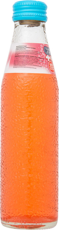 Напиток безалкогольный Сенежская +Кислород малина-мята слабогазированный, 180мл — фото 2