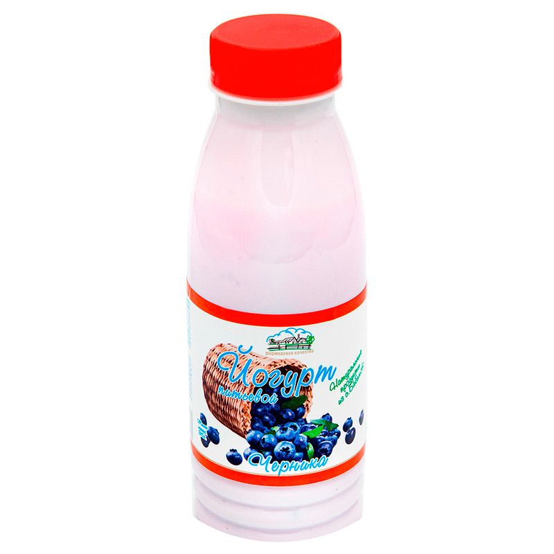 Йогурт Фермерский продукт фруктовый черника 1.5%, 230мл