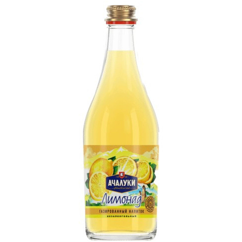Напиток газированный Ачалуки Лимонад безалкогольный, 500мл