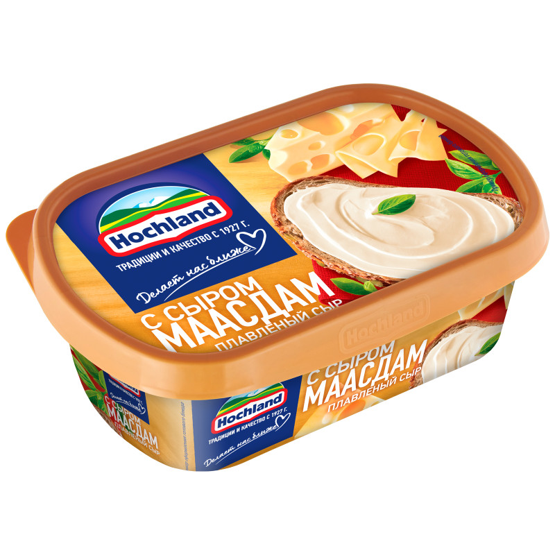 Сыр плавленый Hochland Сырная классика с сыром Маасдам 50%, 200г — фото 5