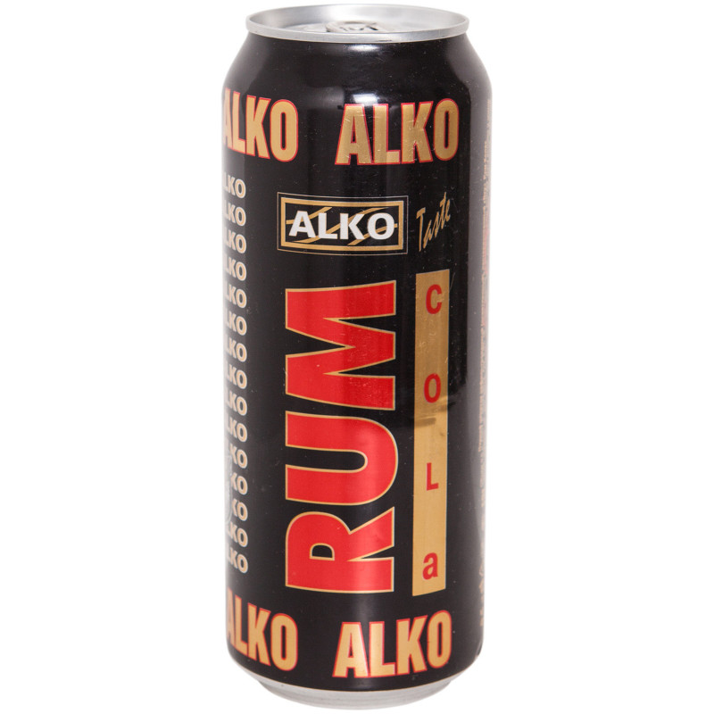Напиток пивной Alko со вкусом ром-кола осветлённый 6.9%, 500мл