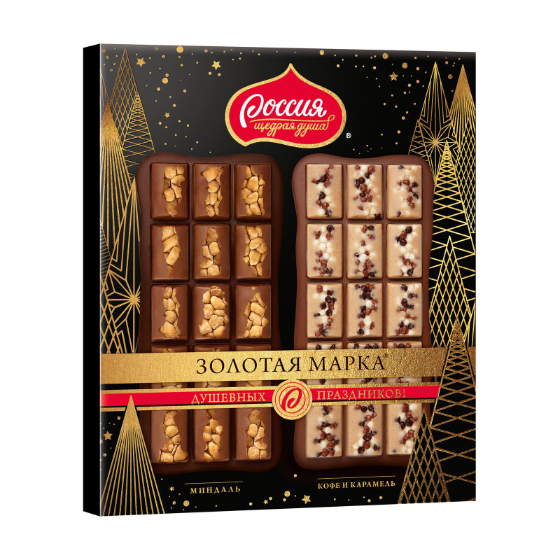 Шоколад Россия - Щедрая Душа! Золотая марка, 160г — фото 4