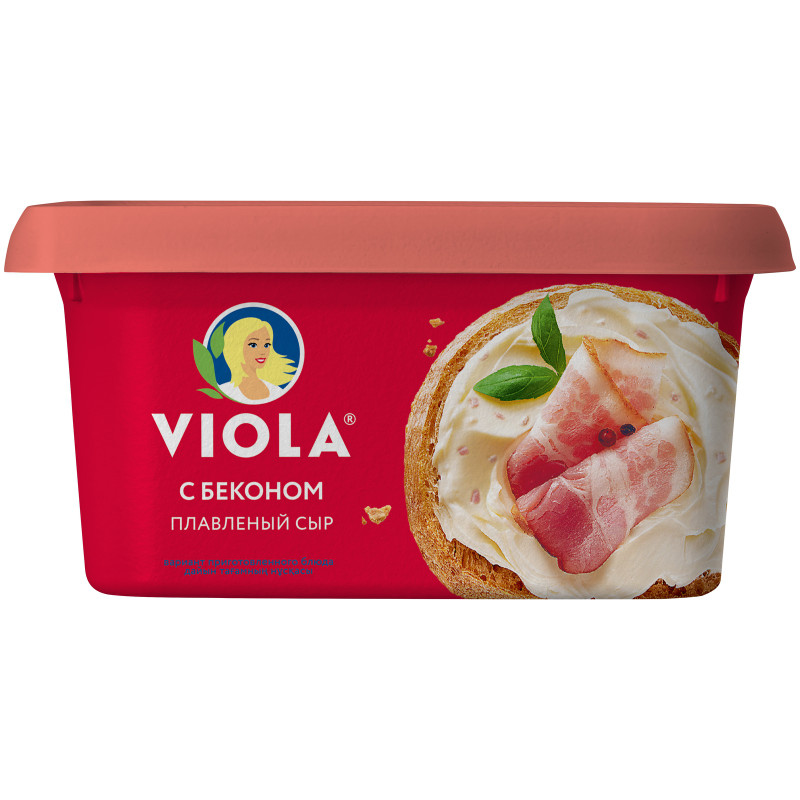 Сыр плавленый Viola с беконом 50%, 400г — фото 1