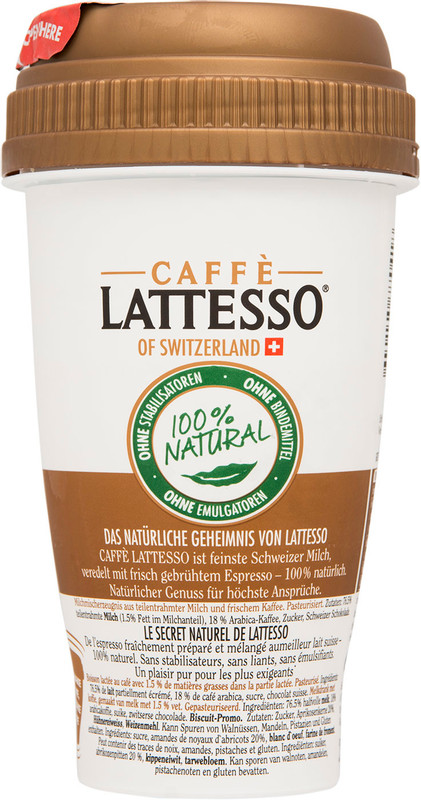 Напиток молочный Lattesso Сappuccino с печеньем 1.2%, 250мл — фото 3