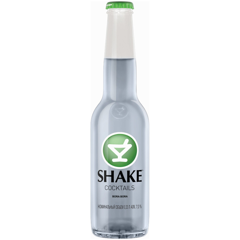 Напиток Shake Cocktails Бора-Бора Исландия газированный 7%, 330мл