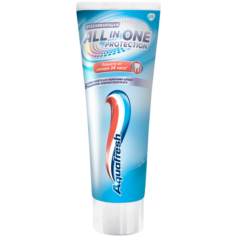 Зубная паста Aquafresh All-in-One Protection Whitening, 75мл — фото 5