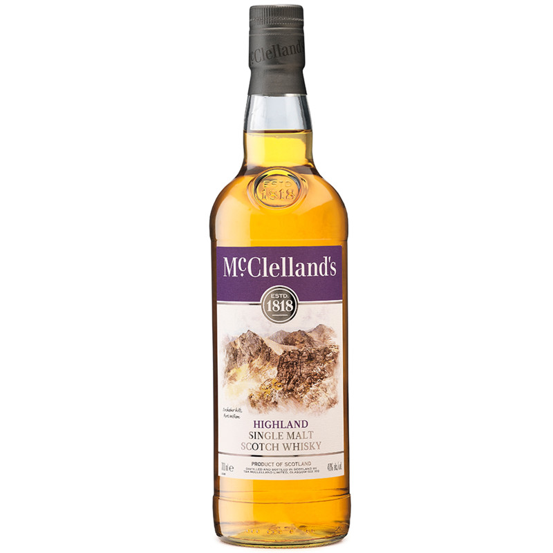 Виски Mcclelland's Highland 40% в подарочной упаковке, 700мл — фото 1
