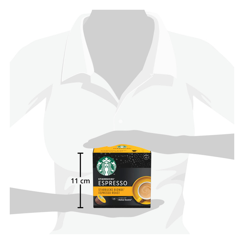Кофе в капсулах Starbucks Blonde Espresso Roast молотый для Dolce Gusto, 12x5.5г — фото 5