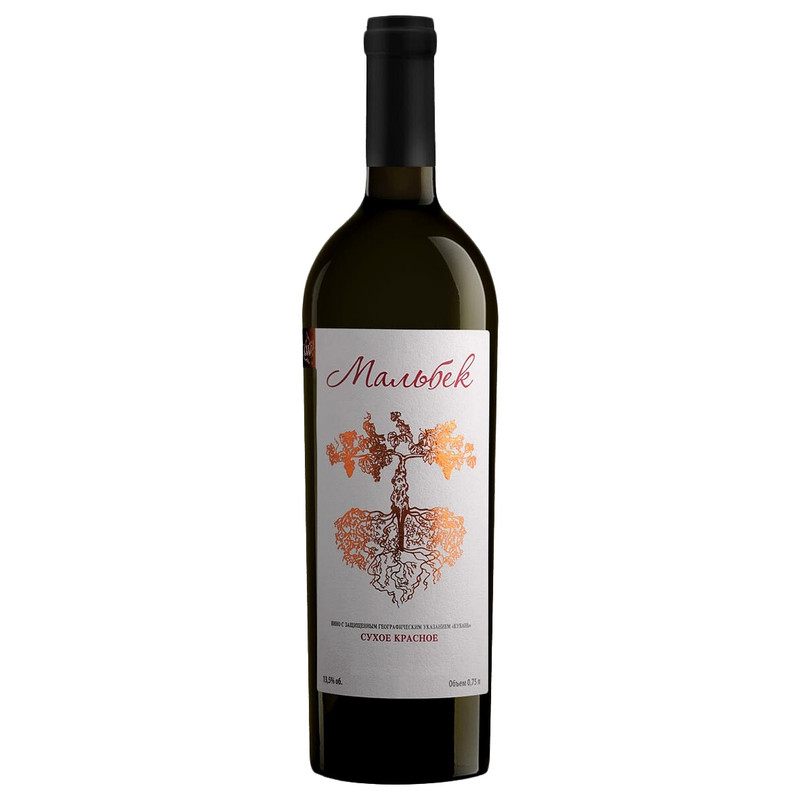 Вино Анкор Мальбек красное сухое 14.5%, 750мл
