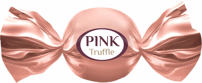 Конфеты Pink Truffle с кремовыми начинками глазированные