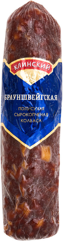 Колбаса сырокопчёная Клинский Брауншвейгская высший сорт, 300г — фото 3