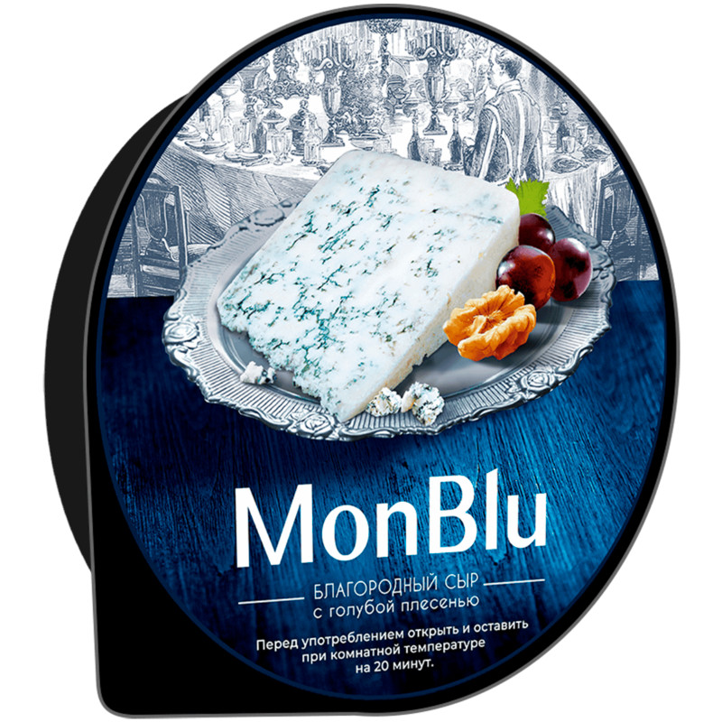 Сыр Monblu с голубой благородной плесенью 50% — фото 1