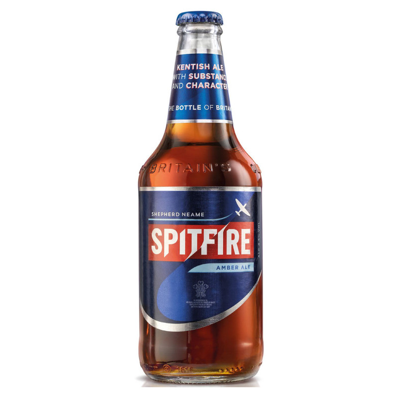 Напиток пивной Spitfire фильтрованный 4.5%, 500мл