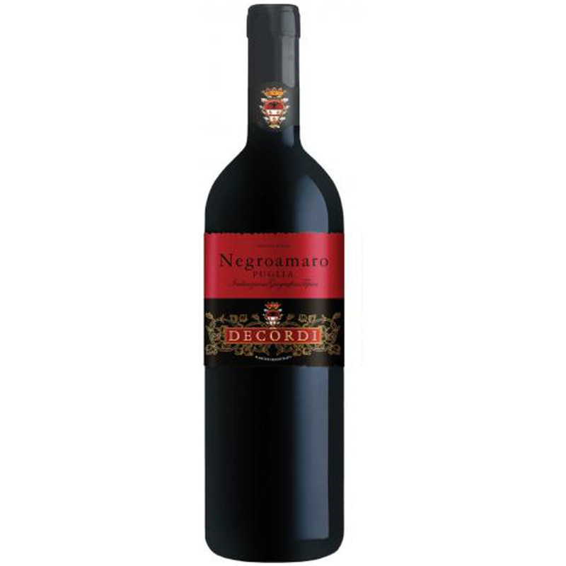Вино Milani Негроамаро красное полусухое 13.5%, 750мл