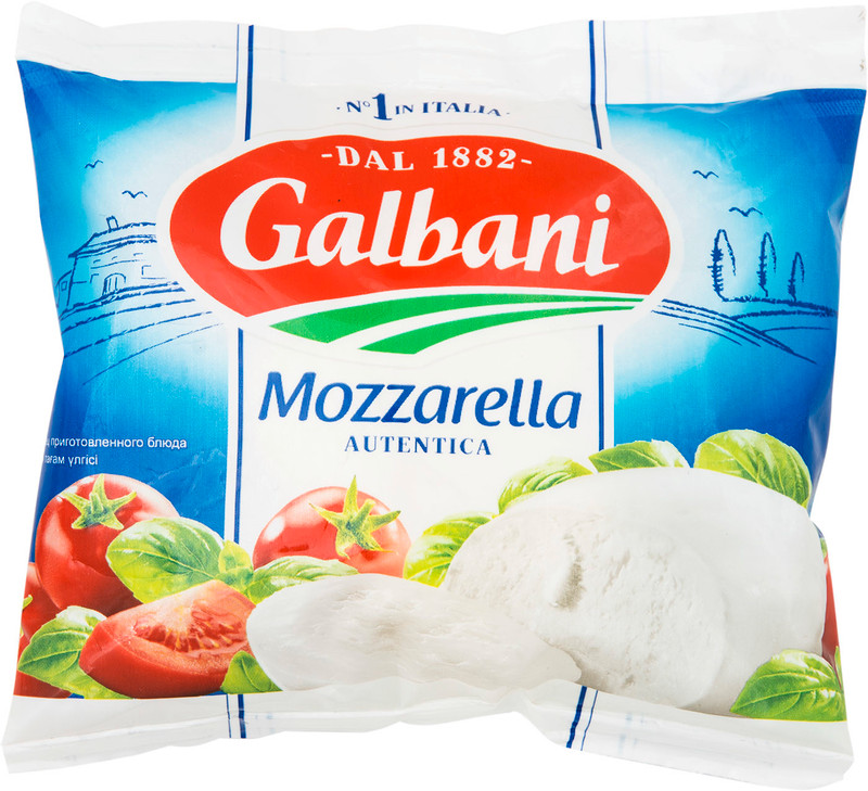 Сыр Galbani Моцарелла 45%, 125г