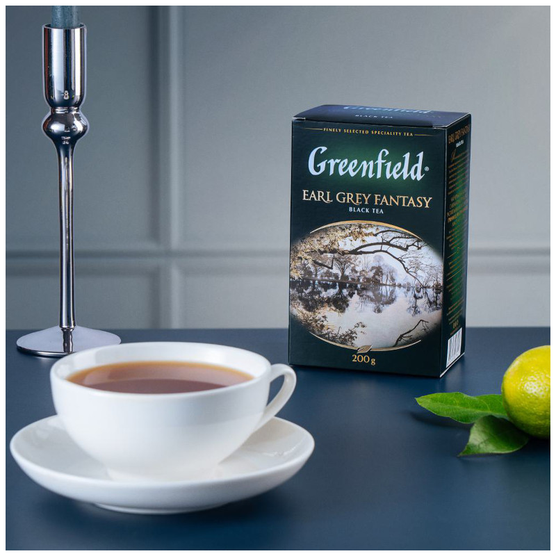 Чай Greenfield Фэнтази чёрный Earl Grey листовой, 200г — фото 3