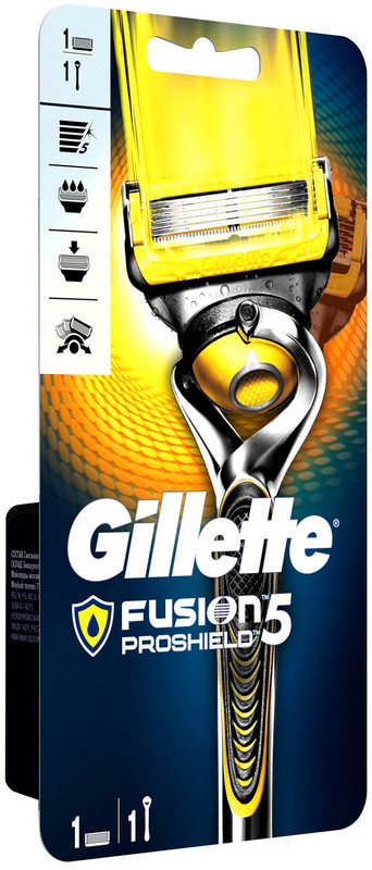 Бритва Gillette Fusion Proshield со сменной кассетой — фото 2