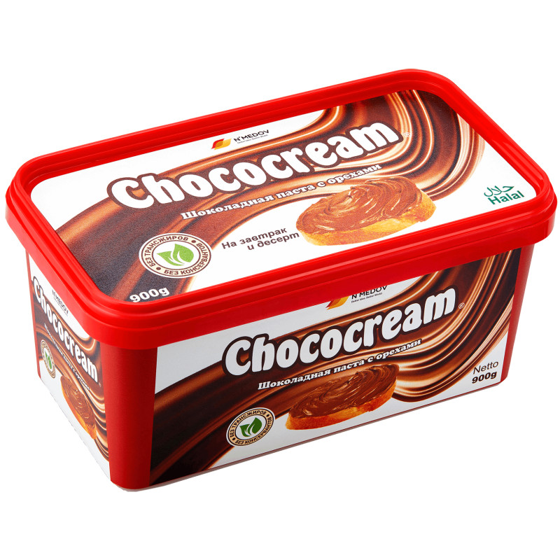 Паста Chococream шоколадная с арахисом, 900г — фото 1
